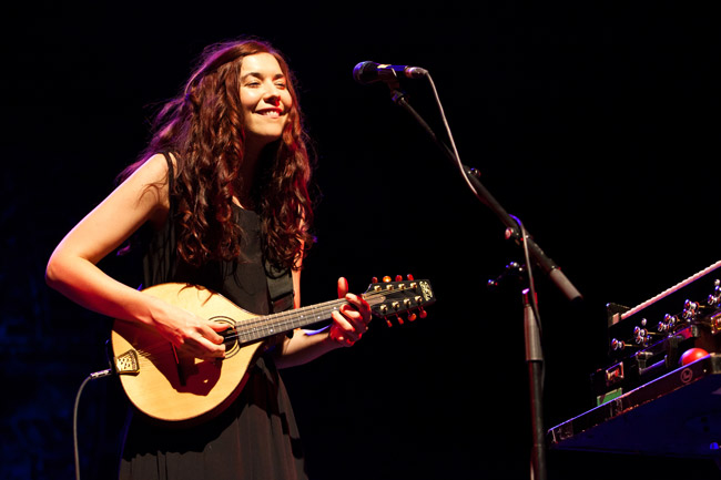 Lisa Hannigan and Friends perform at Queen Elizabeth Hall, part of the Southbank Centre, London. 13th May, 2012.